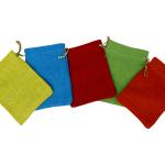 VerdantVibes Premium Jute Potli Bags - 7x5 Inches | Natural Jute | Multi-Color Reusable Potli Bags