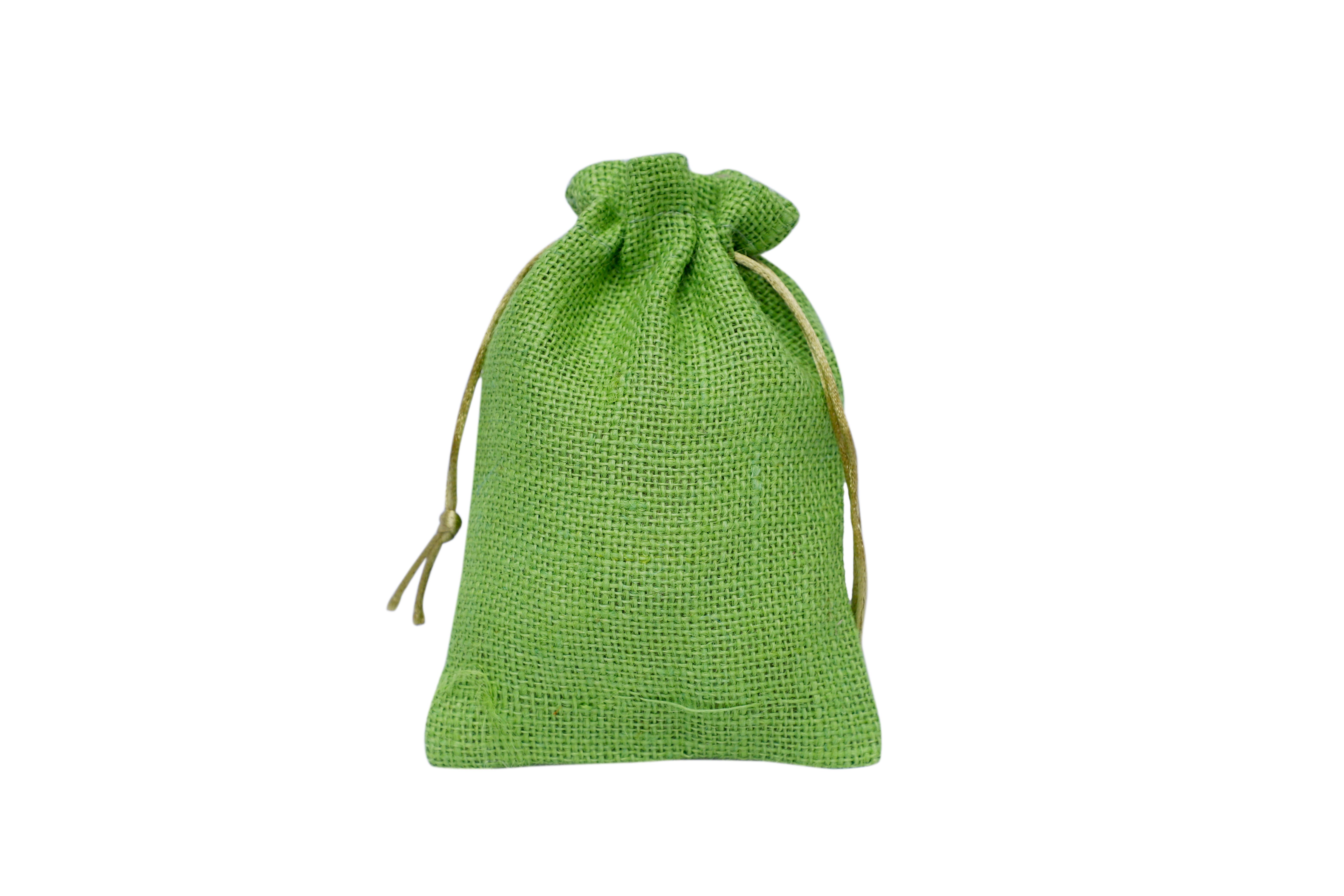 VerdantVibes Premium Jute Potli Bags - 7x5 Inches | Natural Jute | Multi-Color Reusable Potli Bags