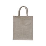 VerdantVibes Jute Carry Bag - 12x10x4 Inches | Re-usable Eco-friendly Bag | Multi-Purpose Bag