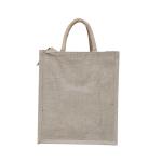 VerdantVibes Jute Carry Bag - 14x12x4 Inches | Re-usable Eco-friendly Bag | Multi-Purpose Bag