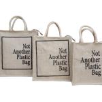 VerdantVibes Jute Carry Bag | Natural Jute | Re-usable | Eco-friendly | Multi-purpose Bag - Pack of 3 bags
