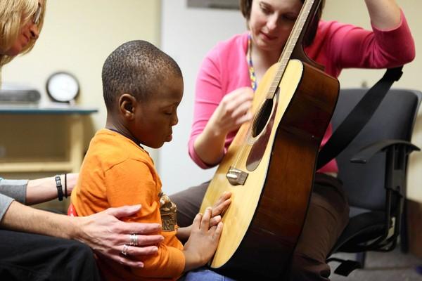 The benefits of music therapy for an autistic kid!