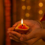 CandleCove Hriday Heart Shape Diya Box with Wax - Set of 10 Pieces