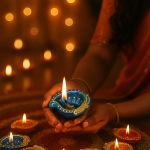 CandleCove Ambi Shaped Traditional Diya Box - Set of 12 Pieces