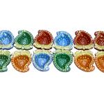 CandleCove Ambi Shaped Traditional Diya Box - Set of 12 Pieces