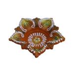 CandleCove Orange Panchmukhi Akhand Diya Box - 1 Piece | 5-Wick Diya