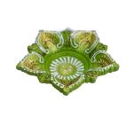 CandleCove Green Panchmukhi Akhand Diya Box - 1 Piece | 5-Wick Diya