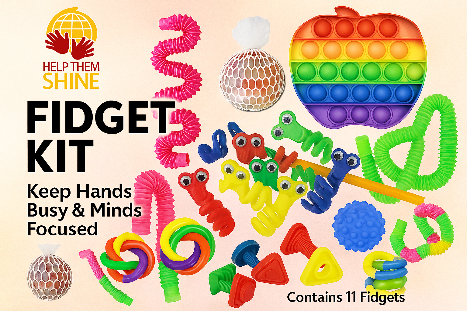 Fidget Kit | Sensory Fidget Toys for Kids & Adults | Sensory Fidget Toys for Kids with ADHD, Autism & Anxiety