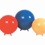 CanDo Exercise Ball - with 3 Stability Feet