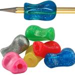 The Pencil Grip, Universal Ergonomic Training Gripper - Glitter - Pack of 6