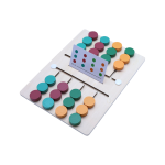 Wooden Color Sorting Board for Toddlers – Montessori Educational Toy for Color Recognition, Fine Motor Skills & Problem-Solving (Ages 3+)