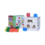 Wooden Shape Sorting Box for Toddlers – 15 Colorful Shapes, Educational Sorting Toy for Kids Aged 3+, Improves Hand-Eye Coordination, Fine Motor Skills & Shape Recognition