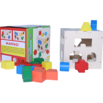 Wooden Shape Sorting Box for Toddlers – 15 Colorful Shapes, Educational Sorting Toy for Kids Aged 3+, Improves Hand-Eye Coordination, Fine Motor Skills & Shape Recognition