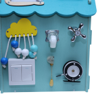 Montessori Busy House – Wooden Busy Board Activity House for Toddlers (Ages 2+)