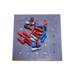 Classic Wooden Peg Puzzle Board – Strategy Brain Game for Kids & Adults | Colorful Pegs, Compact & Portable | Screen-Free Learning Toy for Focus & Logical Thinking | Ages 5+