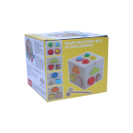 Wooden Shape Sorting Box for Toddlers – Color & Shape Matching Educational Toy for Kids (18M+), Safe Wooden Puzzle Toy for Early Learning, Motor Skills & Brain Development