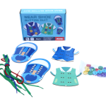 Wear Shoe Button Suit – Montessori Dressing Skills Toy for Kids | Practice Buttoning & Lacing | Fine Motor Skill Development Toy for Toddlers 3+ Years