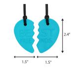ARK's Best Friends Chewable Necklace - Split Heart Chewelry Set